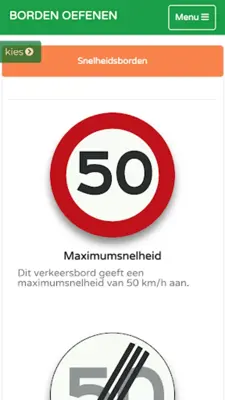 Dutch Traffic Road Signs Nethe android App screenshot 2