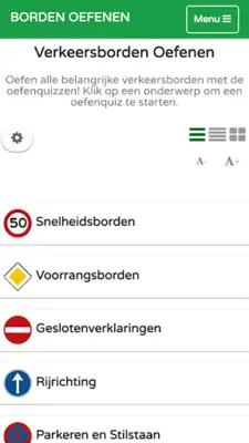 Dutch Traffic Road Signs Nethe android App screenshot 4